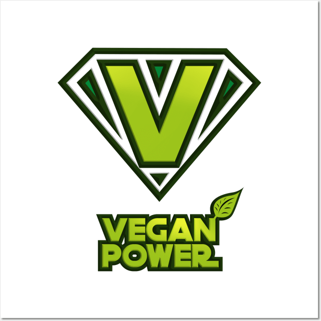 Vegan Power Wall Art by FerMinem